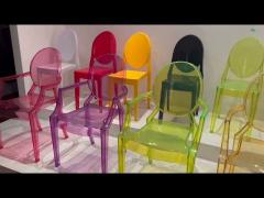polycarbonate children‘s armchair pink kids plastic chair with arm