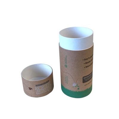 China Recyclable Customized Printing Paper Round Tube For Honey Sticks Tea Candle Packaging for sale