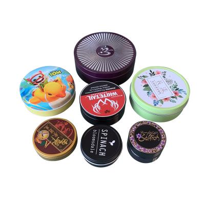 China Recycled Materials 30ml 1oz Solid Perfume Tin Jar Pomade Metal Tin Aluminum Can Paw Balm Tins For Cosmetic Packaging for sale