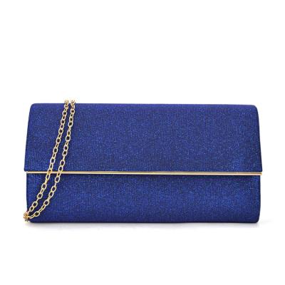 China High Quality New Arrival Wedding Party Clutch Bag Evening Clutches Sparkle Bridal Envelope Small Grab Bag With Shoulder Chain for sale