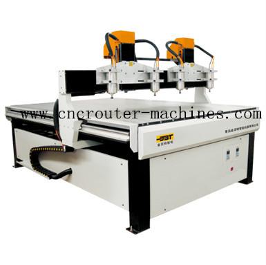 China Large Multi Spindle CNC Router Machine / Three Head Engraving Machine for sale