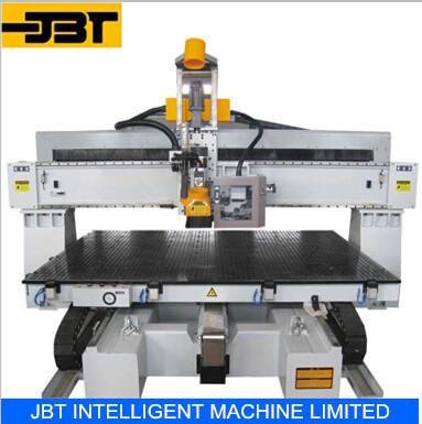 China Custom Five Axis Moving Table CNC Router Furniture Engraving Machinery for sale