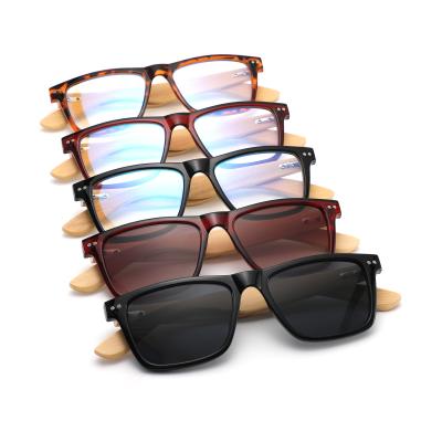 China High quality hot sale handmade wooden framed bamboo sunglasses custom fashion logo fashion sunglasses for sale