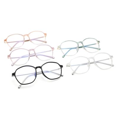 China Blue Light Trendy Fashion TR90 Big Blocking Frame Men Women Reading Computer Glasses Wholesale for sale