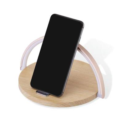 China Modern New Design Universal Stand Fashion Ultra Thin Wireless Charger Led Lamp Mobile Phone Portable Charger for sale