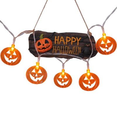 China Terror Halloween Decoration Lights Led Pumpkin Bat Ghost String Lights Halloween Led Light for sale