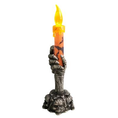 China Modern Halloween Ghost Skeleton Hand Flameless Electronic Candle Led Light For Halloween Decoracion for sale