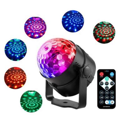 China Modern Led Disco DJ Lights Voice Activated 3d Light Crystal Magic Ball Stage Lamp Party Decor for sale