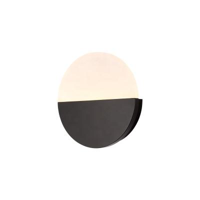 China Modern High Quality Acrylic Round Decorative Wall Lamps Surface Mounted Modern Wall Lamp for sale