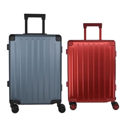 China Aluminum Travel 41A Aluminum Material Luggage Trolley Suitcase for sale