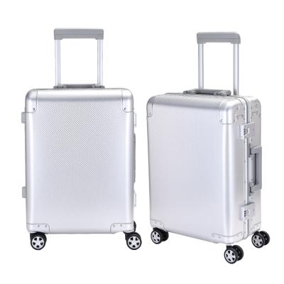 China 31L Aluminum ODM/OEM All Aluminum Magnesium Alloy Aircraft Wheel Trolley Case All Aluminum Alloy Travel Case for sale