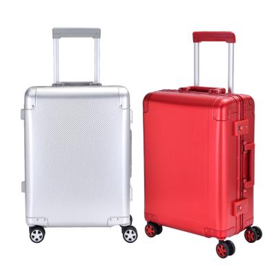 China 31L ODM/OEM Professional Aluminum Luggage 20 24 Inch Alloy Suitcases All Aluminum Travel Case for sale