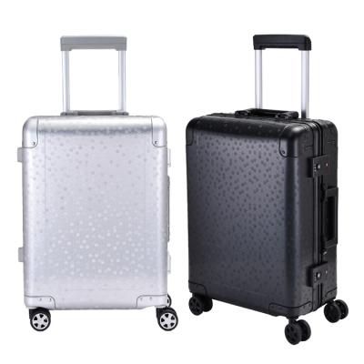 China 31L Aluminum All Aluminum Magnesium Alloy Business Aircraft Wheel Travel Trolley Case ODM/OEM 20 24 Inch Suitcases for sale