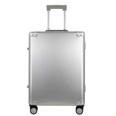 China 2021 Aluminum New 20/22/24/26/28 Inch Metal Luggage Flight Case All Aluminum Alloy Universal Suitcase Business Trolley Case Wheel for sale