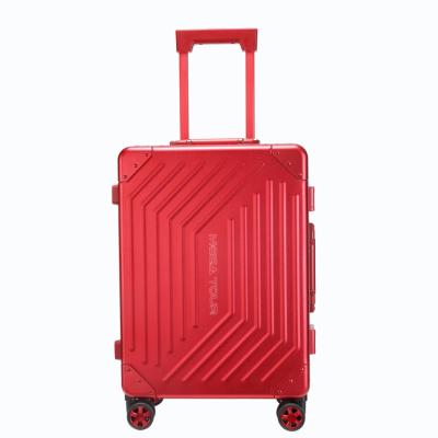 China New 20 Inch 100%aluminum Aluminum Trolley Suitcase High Quality Designed Luggage 11E for sale