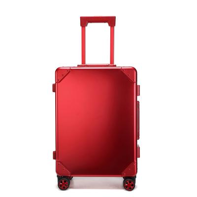 China 11N Boarding 11N Aluminum Alloy Aluminum Wheel Aircraft Wheel Trolley Case Men's and Women's Suitcase for sale