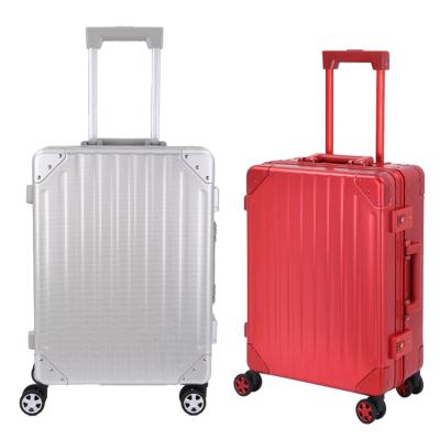 China Fashionable Aluminum Luggage Suitcase Full Aluminum Hard Case Aluminum Black 11B for sale