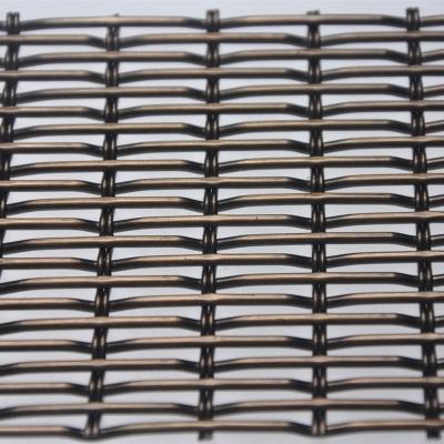 China Best Selling Customized Decorative Wire Mesh Crimped Wire Mesh Color For Partition And Ceiling for sale