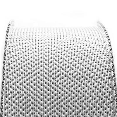 China 304/316 stainless steel metal compound armor wire mesh heat resistant balanced converyor belt for bakeries for sale