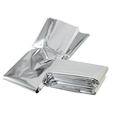 China Emergency Mylar Thermal Blankets Foil Space Blanket For NASA Outdoor Camping Hiking Marathon 53'*83