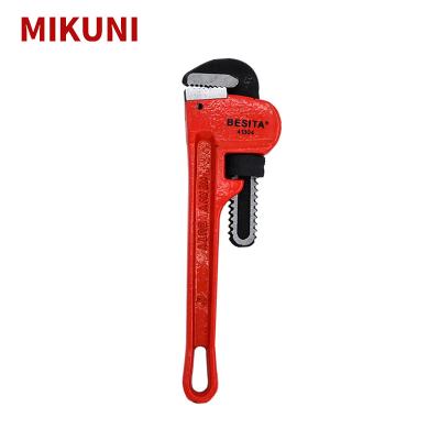 China Pipeline Maintenance Factory Pipe Tools Plus Heavy Duty Adjustable Power Straight Tube Wrench for sale