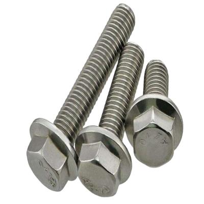 China General Industry Yzp / Galvanized Plain Carbon Steel Hex Flange Bolts DIN6921 for sale