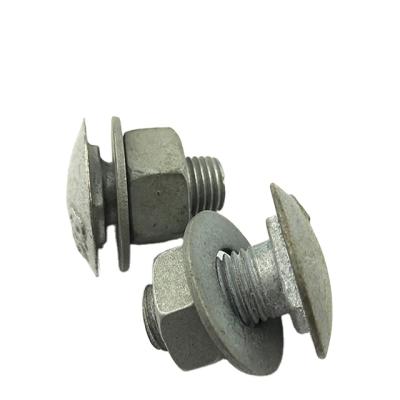 China High Quality Stainless Steel Factory HDG Guard Rail Netting Bolt With Nut for sale