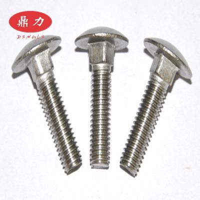 China HDG/ZP/Plain stainless steel and DIN603 stainless steel carriage bolt with nut for sale