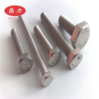 China Stainless Steel Hex Head Bolt DIN933 / din931 With Nut for sale