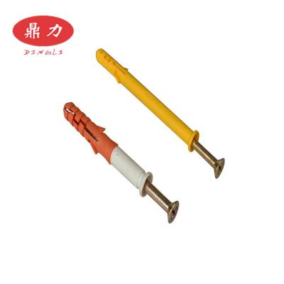 China stainless steel plastic expansion anchor bolt, yellow fish anchor bolt, nylon plastic anchor bolt for sale