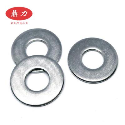 China Factory Customized Yellow Zinc Flat Galvabized Hot Dip Galvanized Flat Washer DIN125 for sale