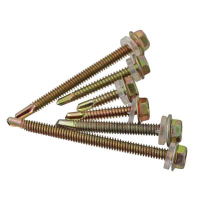 China Fastener Carbon Steel Hex Head Self Drilling Screw for sale