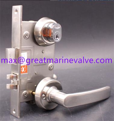 China HORSE Hujiang Brand C1 OHS-2320 RHO (190MM) Vessel Fireproof Door Lock 304 Stainless Steel Marine Fire Door Lock for sale