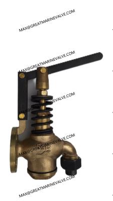 China JIS F7398U 5K Marine Bronze Fuel Oil Tank Self-Closing Drain Valve for sale