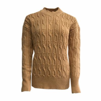 China OEM 2022 Anti-Wrinkle Sweater Custom Knitted Crewneck Women Track Sweaters For Winter for sale