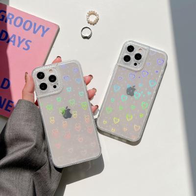 China Fashion Design Heart Phone Case Shockproof Mobile Phone Case For Iphone 13/13mini/13pro/13max Factory Wholesale Cell Phone Case for sale