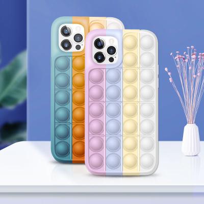 China Colorful Shockproof Anti-Drop Stress Reliever Phone Case For Lost Mouse Gaming Mobile Phone Case For iPhone 12 11 Pro 7P 7S 7P Max Se for sale