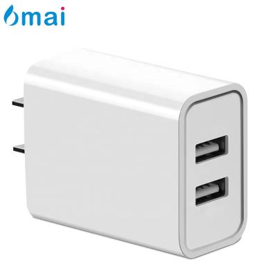 China 6mai 2.4A Universal Portable Travel USB Wall Fast Quick Charger for sale