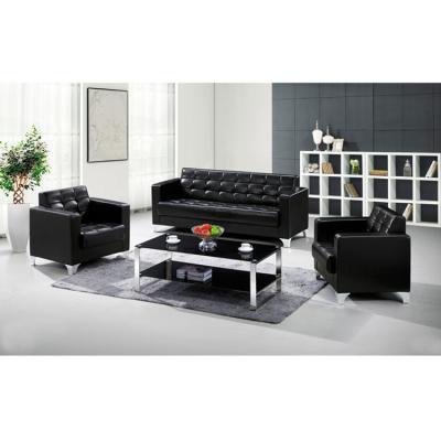 China Modern Hot Selling PU Sofa Modern Executive Office Furniture Living Room Sofa Leather Sofa for sale