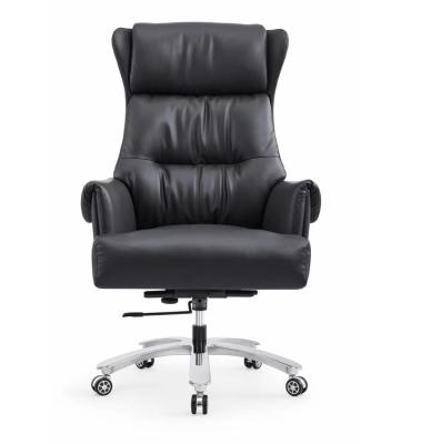 China (Height)Adjustable Boss Office Chair Ergonomic Manager Tilting Adjustable Gaming Chair High Turning Back PU Leather Chair for sale