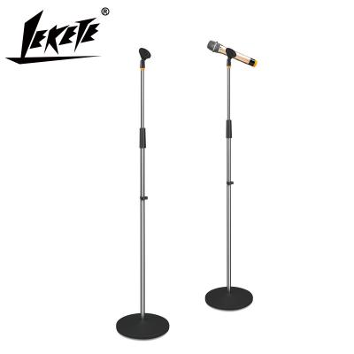 China LEKETE LKT-822 microphone full metal disk stage microphone stand professional manufacturer recording studio microphone stand for sale