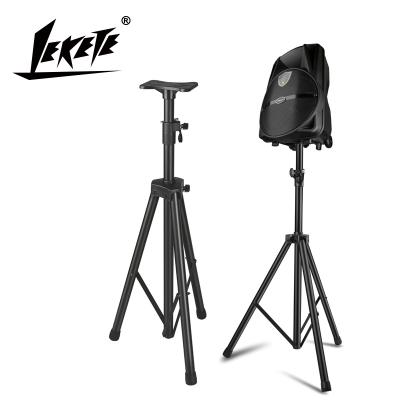 China Metal& LEKETE LKT-720 Plastic Professional Height Loudspeaker Adjustable Floor Stand Tripod Stage Conference Family KTV Speaker Stand for sale