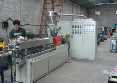 China plastic granules making machine/ Twin screw extruder for sale