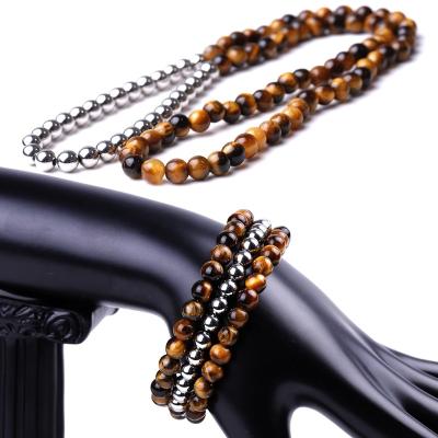 China Multilayer Natural Stone Tiger Eye Women's CLASSIC Jewelry Fashion Bracelets for sale