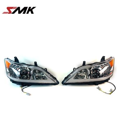 China RETROFIT GLASS AUTO FRONT HEAD LAMP FOR LEXUS ES240 LED HEADLIGHT 2006-2012 WITH YELLOW TURN SINGAL for sale