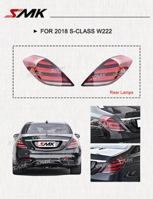 China Mercedes 2018 W222 S Class Led Rear Tail Lights , Red Tail Lights for sale