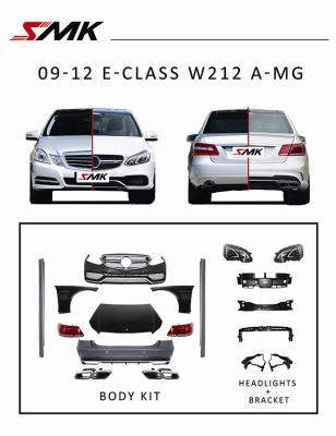 China For Mercedes 2009-2012 W212 EA-Class upgraded A-MG body kit with hood, fender, front grill bumpers, front bumper and rear bumper w212 EA-Class the th for sale