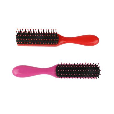 China Manufacturer Direct Selling Color Optional Beauty Tools Wholesale Hair Brushes Detangling Comb Brush Plastic for sale