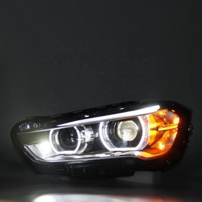 China Turn Signal Oubiao For BMW X1 F38 Headlight Lens LED Angel Eyes Daytime Running Light Front Lamp Assembly Modified Xenon Light Headlight for sale