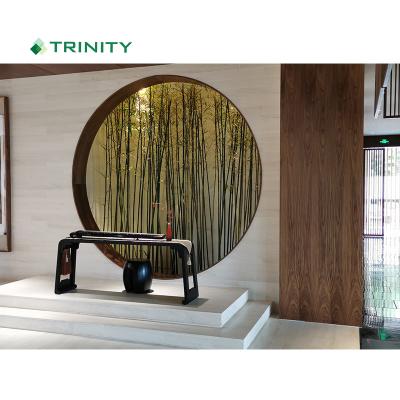 China Modern Decorative 3d Wall Cladding Wood Interior For 5 Star Hotel Project for sale